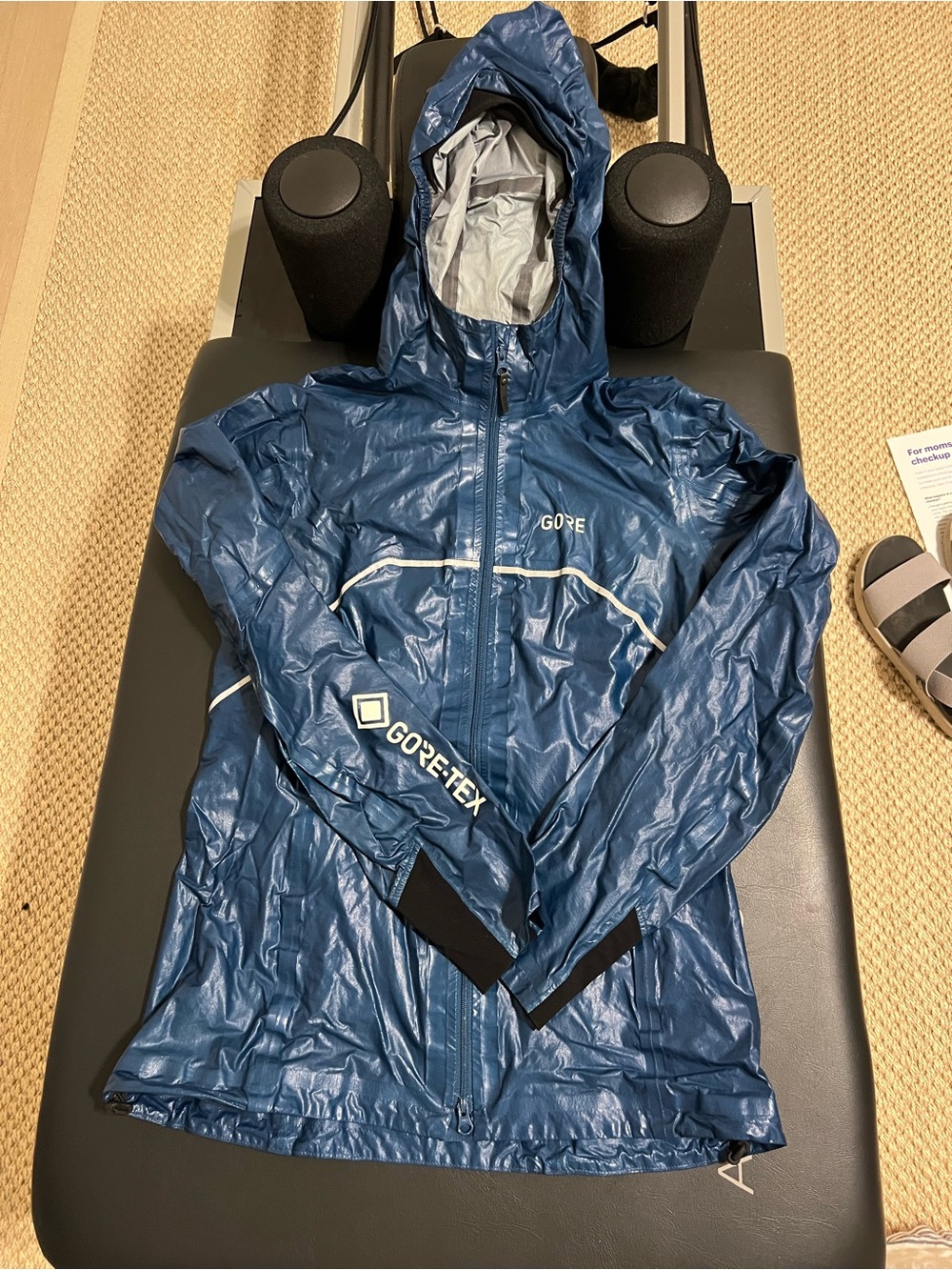GORE-TEX Women's Deep Blue Hooded Utility Shell Jacket